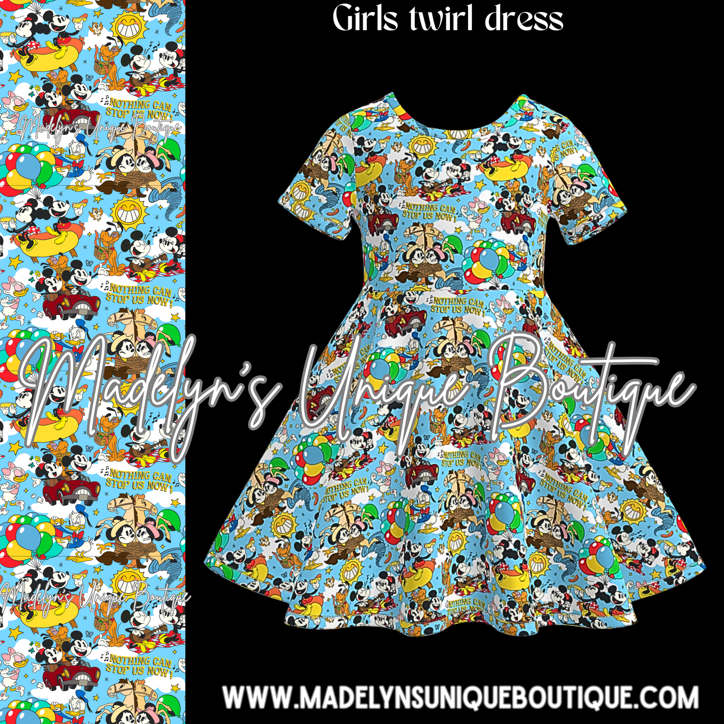 Girls twirl dress