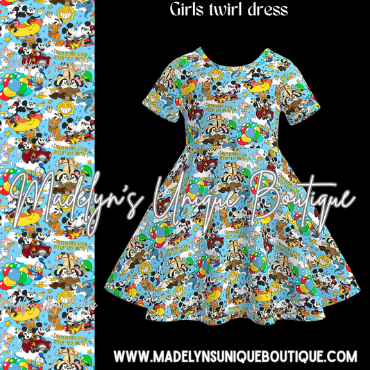 Girls twirl dress