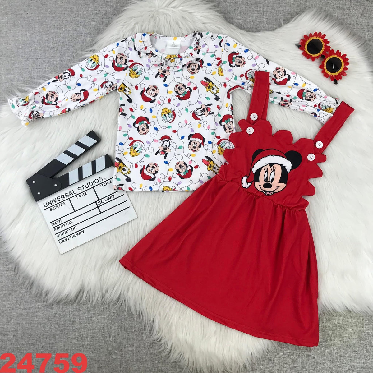 Christmas shirt with dress