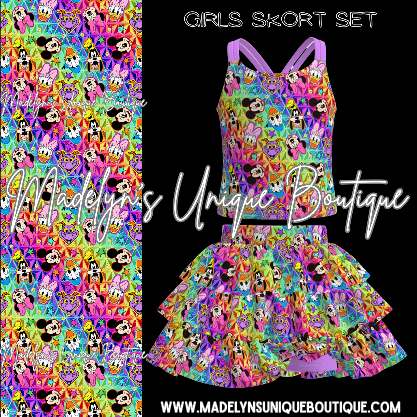 Girls skort set