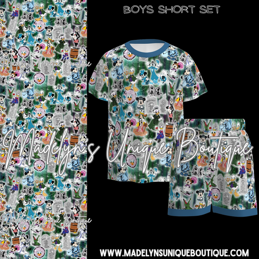 Boys short set “Happy Haunts”