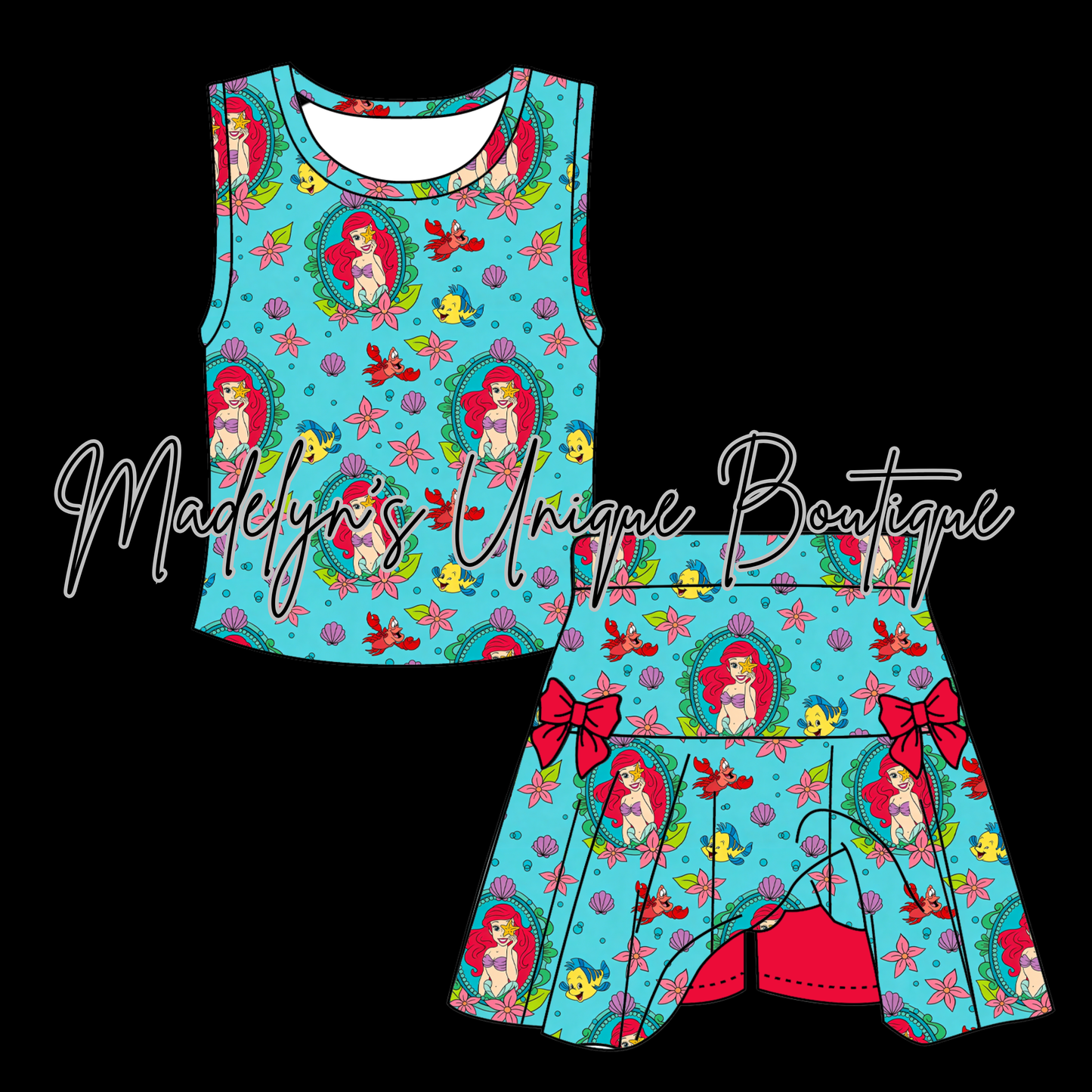 Girls skort set