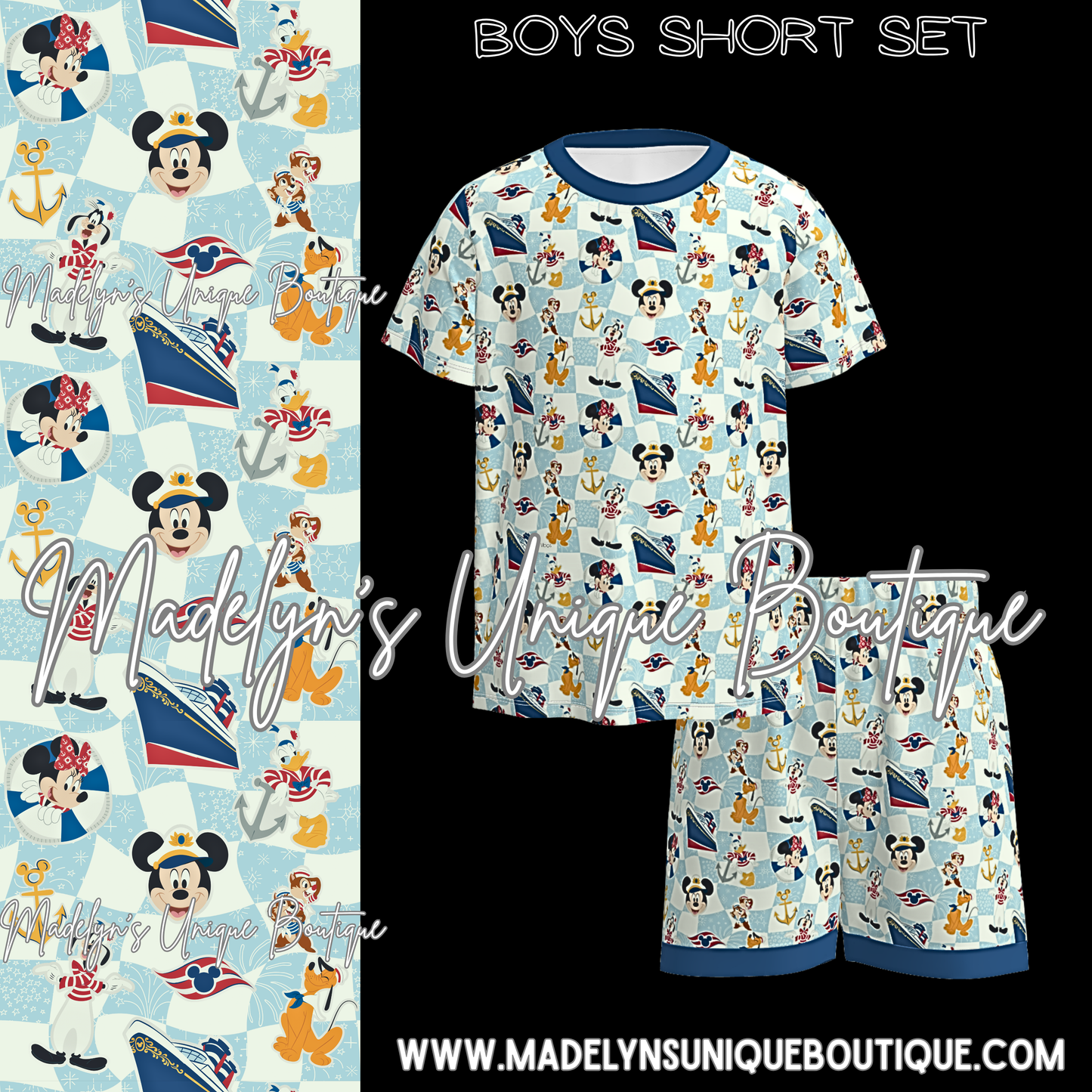 Boys short set
