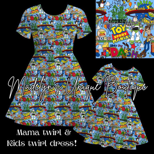 Women’s twirl dress with pockets