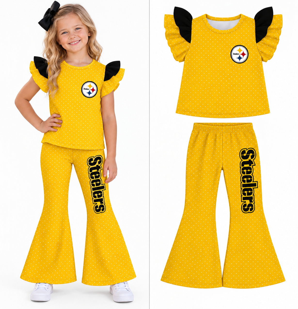 Girls Football flare sets