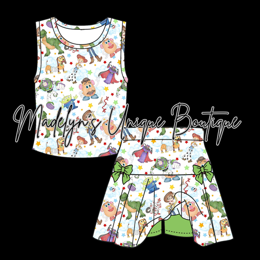 Girls skort set