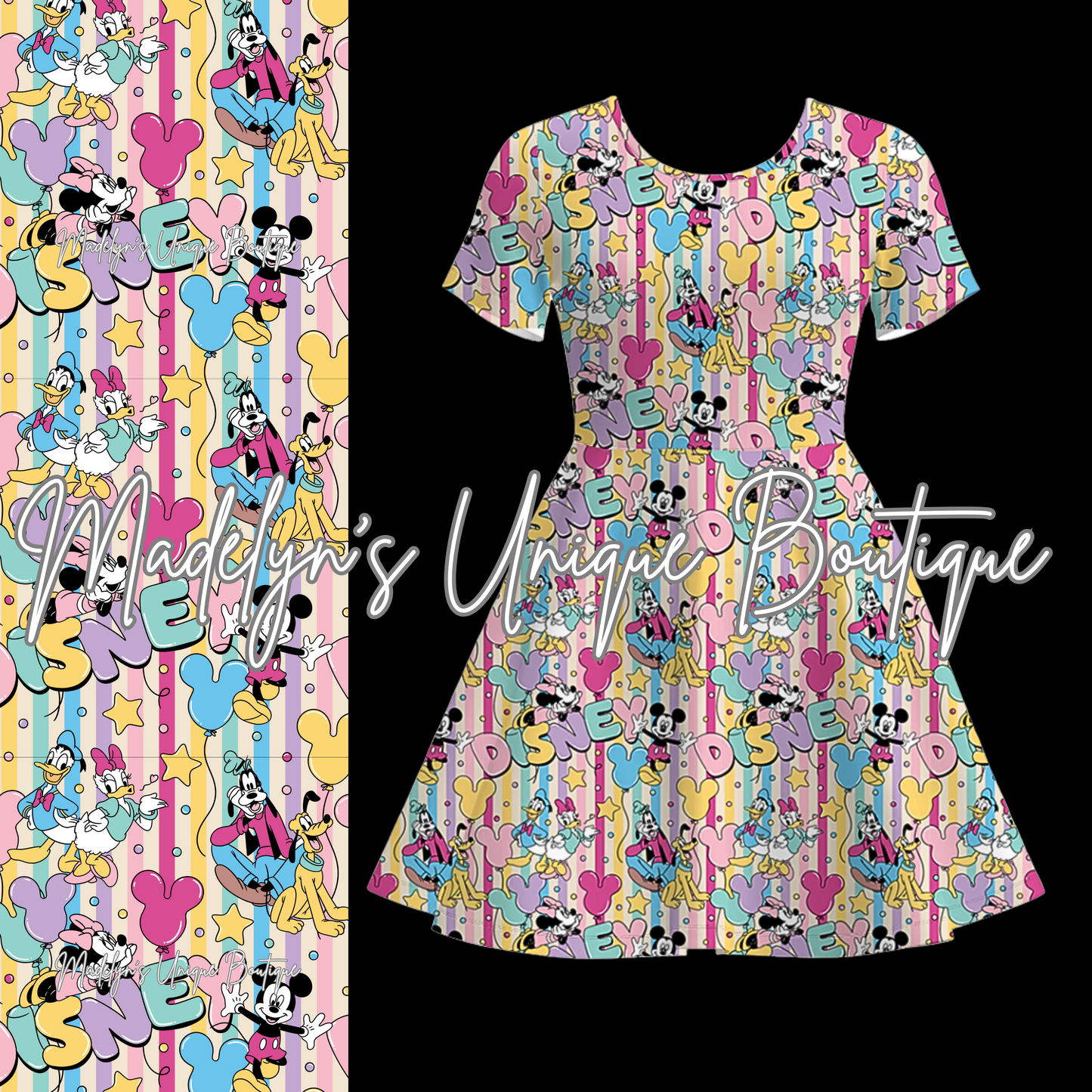 Women’s twirl dress with pockets