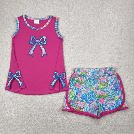 Embroidered bows