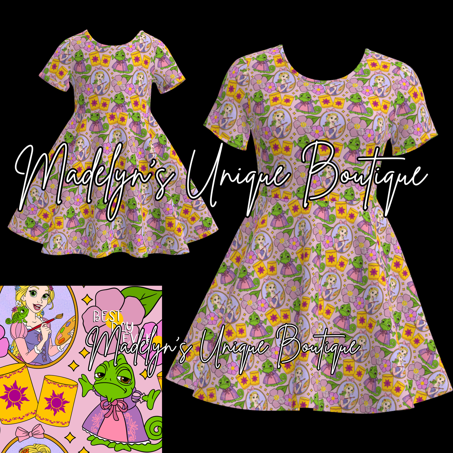Women’s twirl dress with pockets