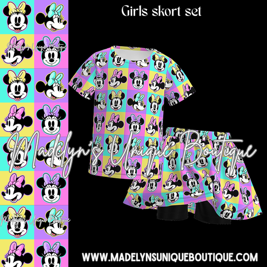 Girls skort set