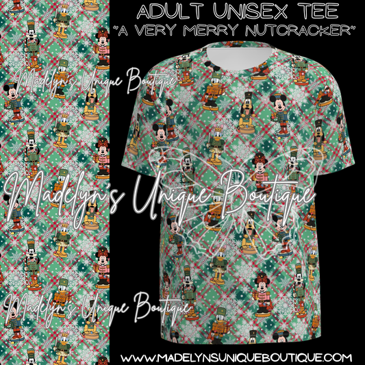 Adult unisex tee “A very merry nutcracker”