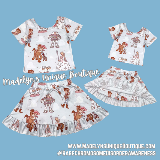 Magic toys skort set