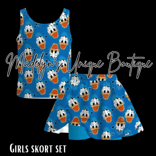 Girls skort set