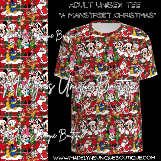 Adult unisex tee “A MainStreet Christmas”