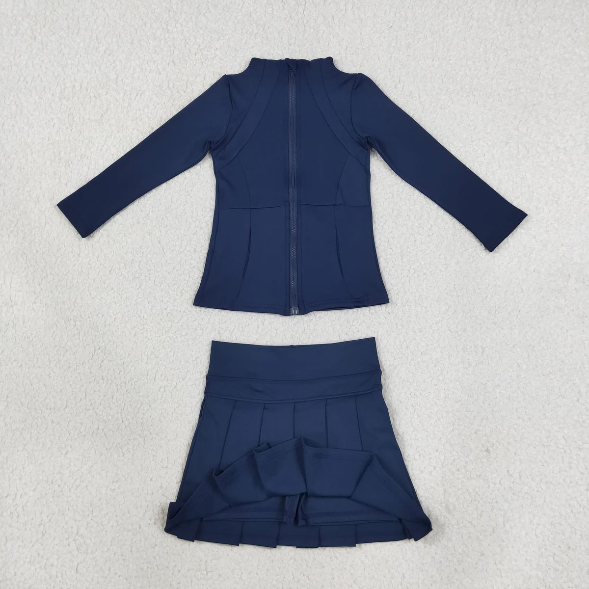 Girls athletic skort & jacket set