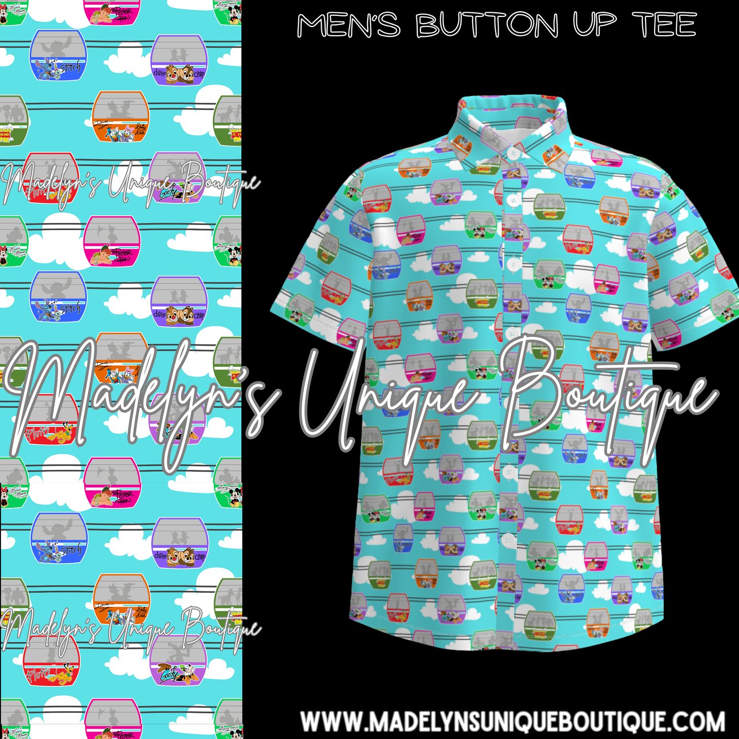 Unisex adult button up