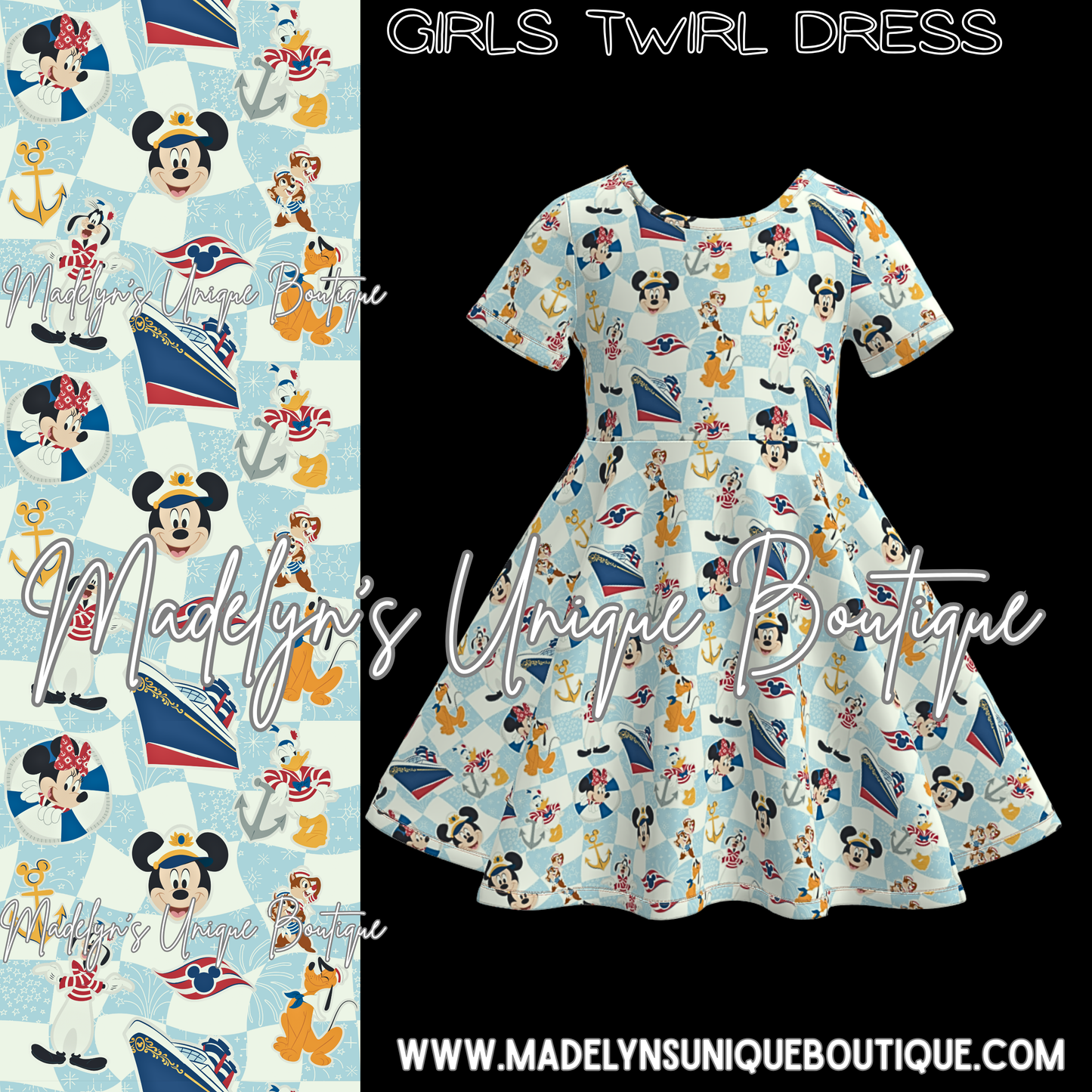 Girls twirl dress