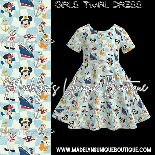 Girls twirl dress