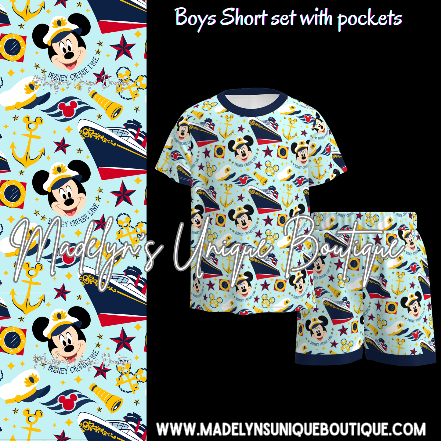 Boys short set cruise