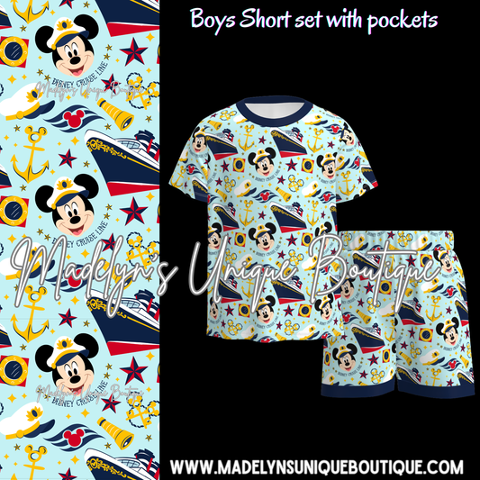 Boys short set cruise