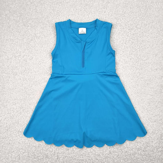 sports athletic dress with shorts built in