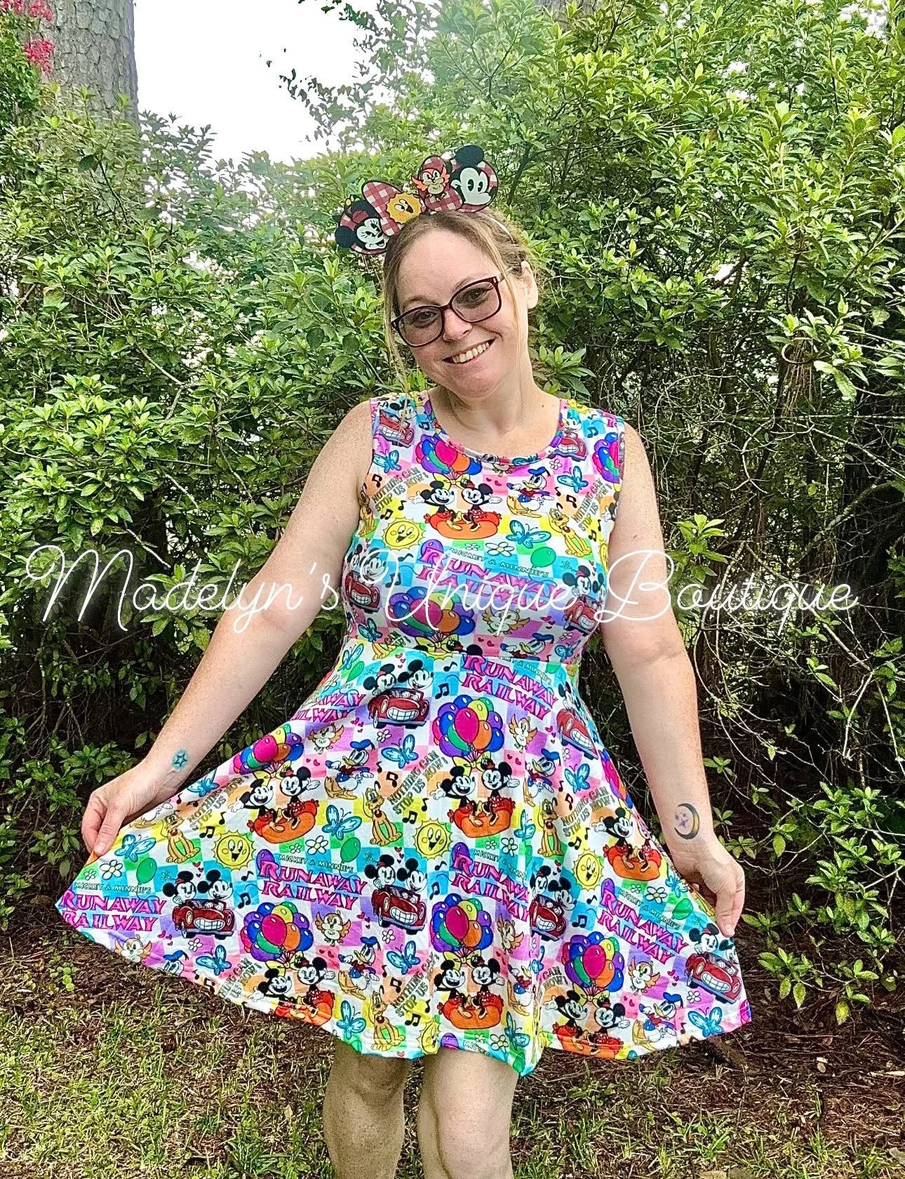 Women’s twirl dress with pockets