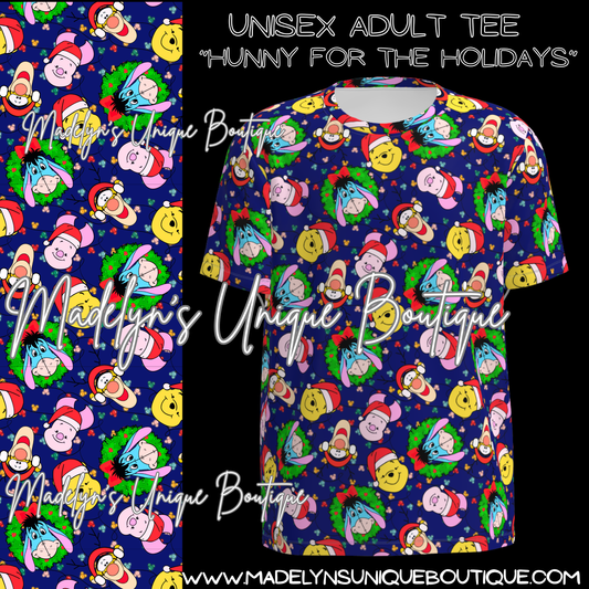 Adult unisex tee “Hunny for the holidays”