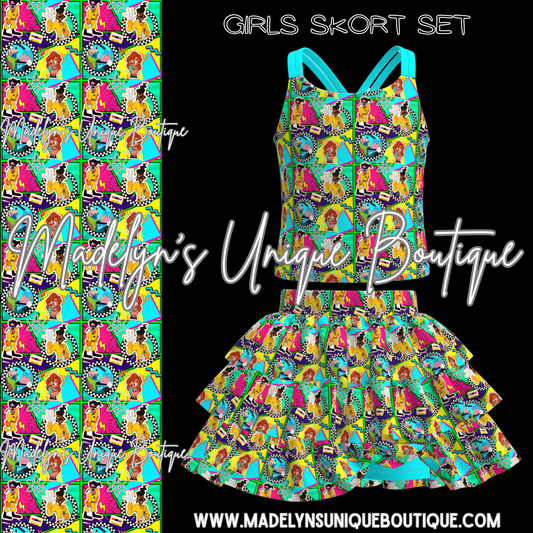 Girls skort set