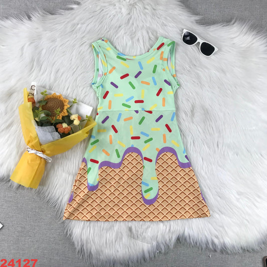 Mint Ice cream dress