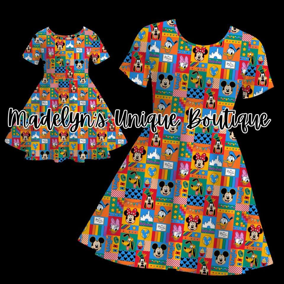 Women’s twirl dress with pockets