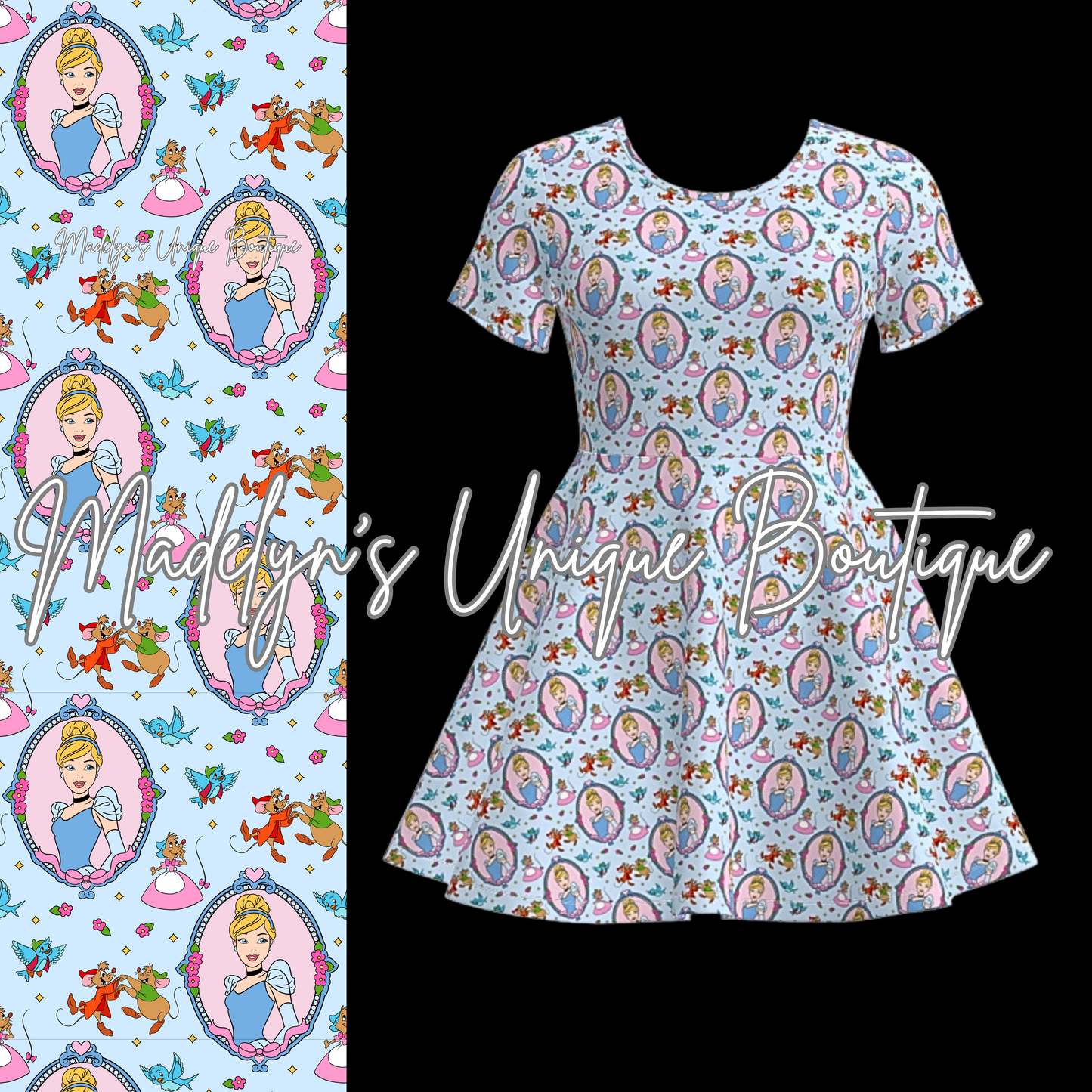 Women’s twirl dress with pockets