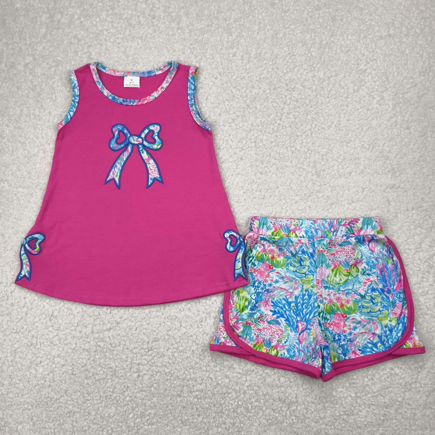 Embroidered bows