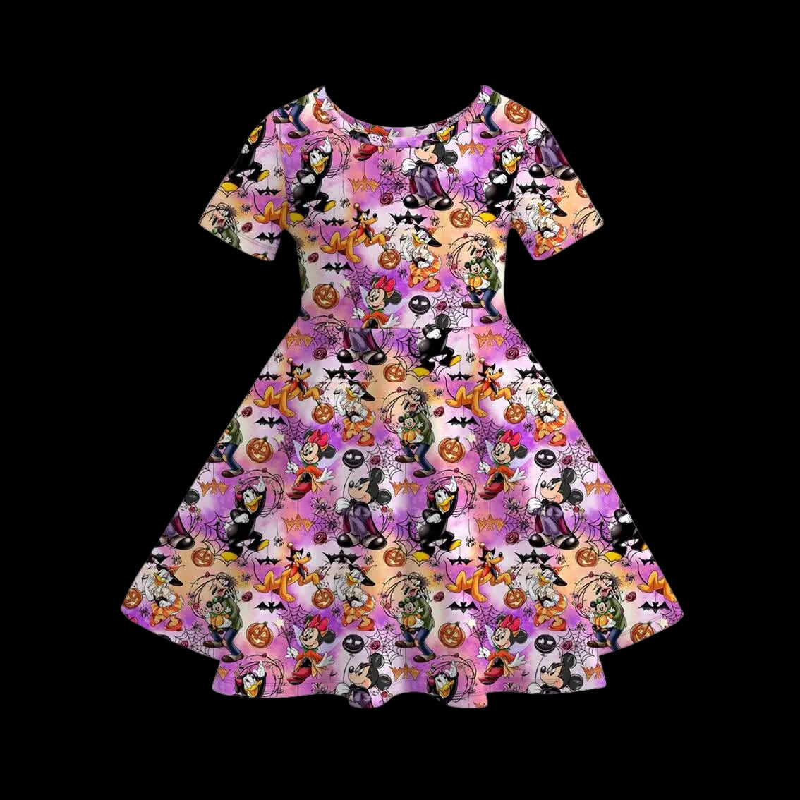 Girls twirl dress “Halloween Magic”