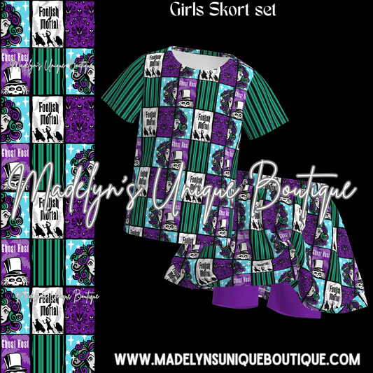 Girls skort set