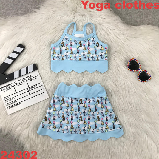 athletic set with shorts built in