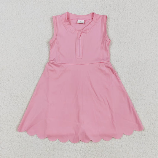 sports athletic dress with shorts built in