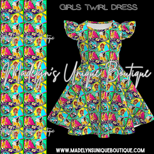 Girls twirl dress