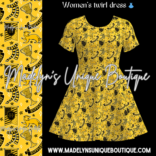 Women’s twirl dress with pockets
