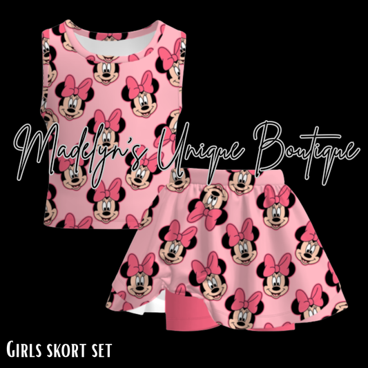 Girls skort set