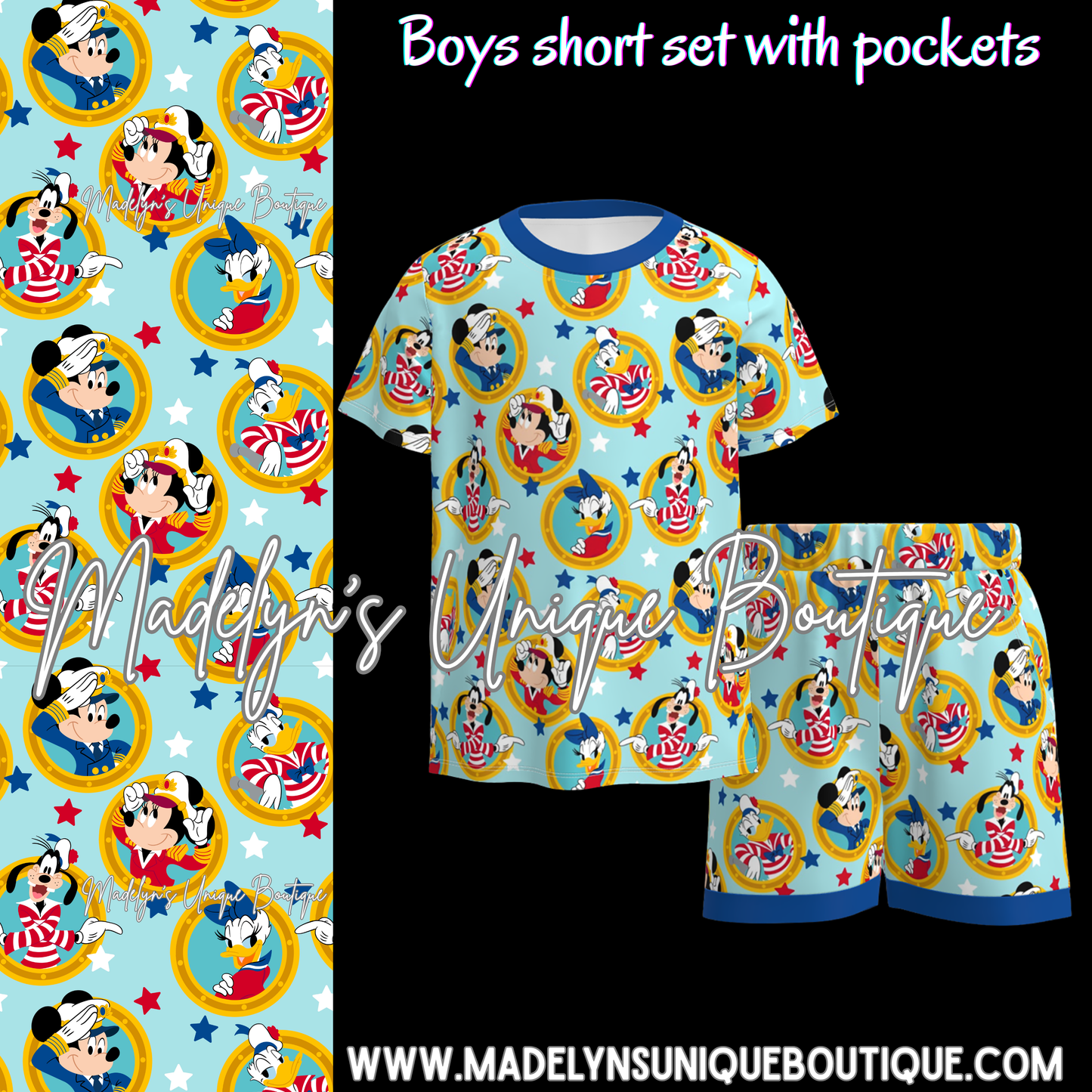 Boys short set cruise