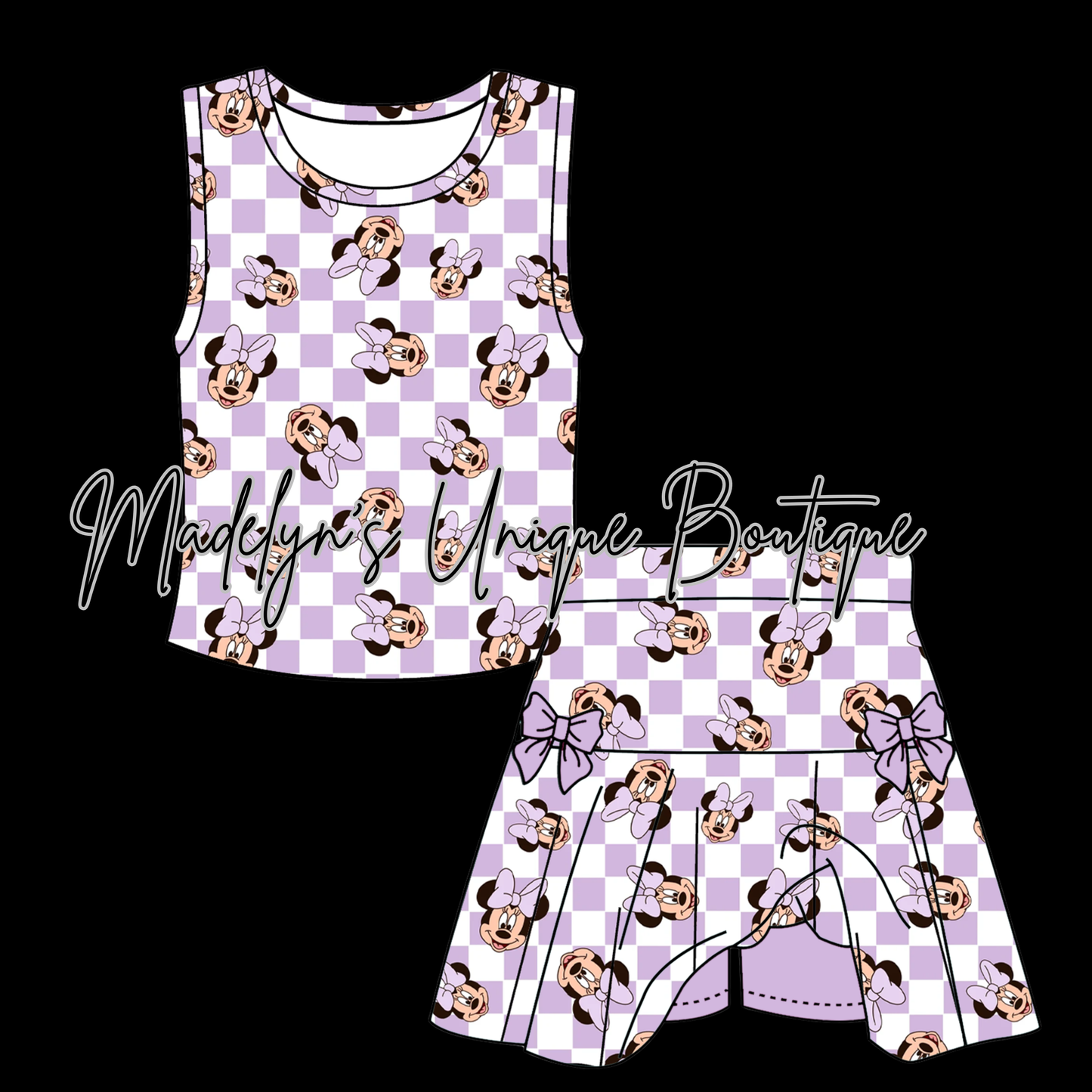 Girls skort set