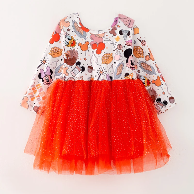 Fall tulle dress