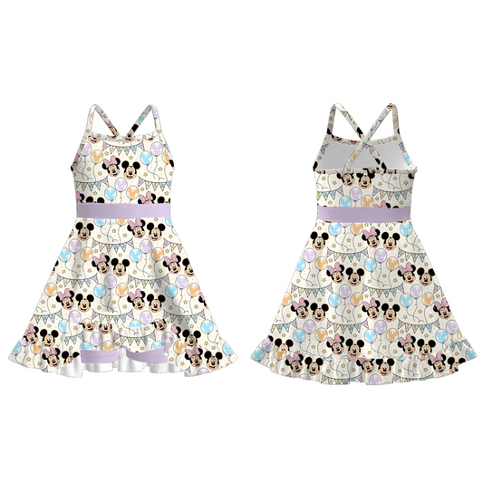 Girls dress with built in shorts