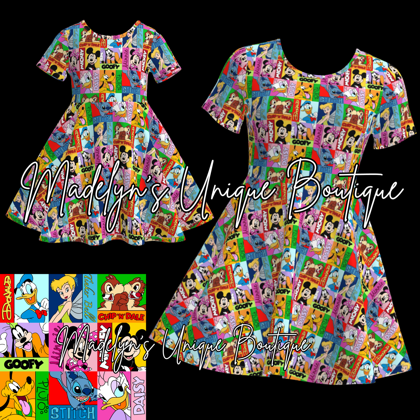 Women’s twirl dress with pockets