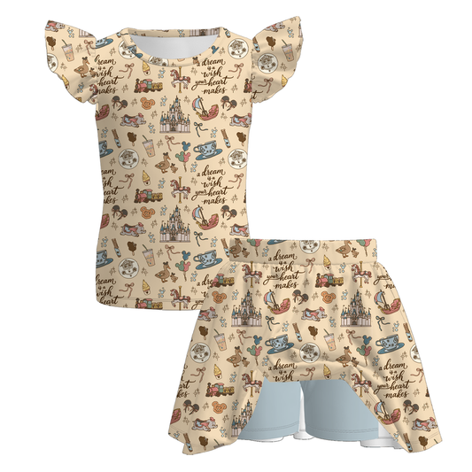 Girls skort set
