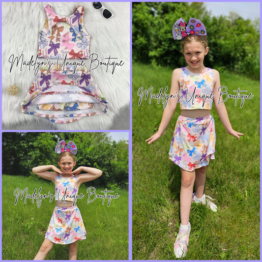 Magic princess Bow athletic set