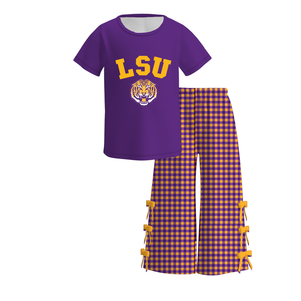 Football Set with bow pants