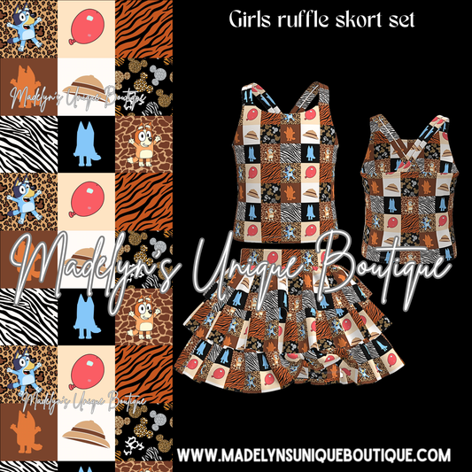 Girls skort set