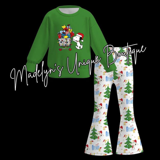 Girls outfit with lightweight sweatshirt