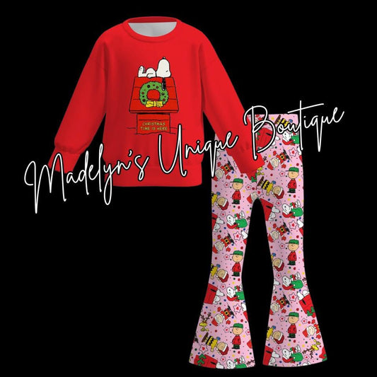 Girls outfit with lightweight sweatshirt